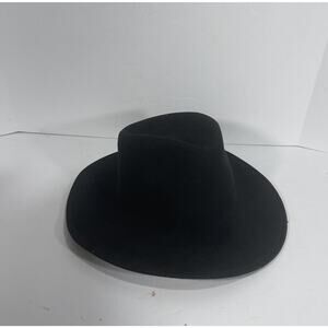 Shady Brady Cowboy Hat Sz xl black 100% WOOL western bandit WPL 5923 Made In USA